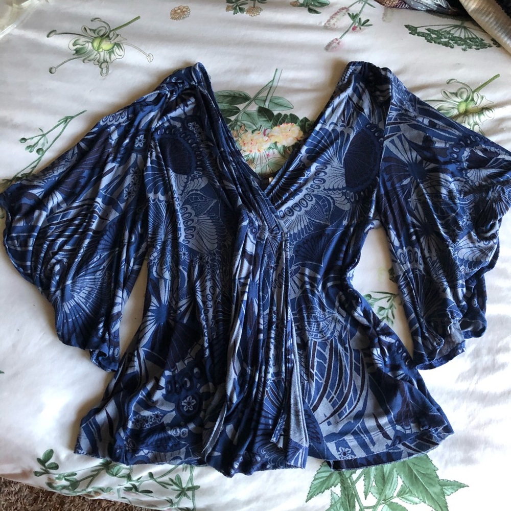 Free People Floral Top